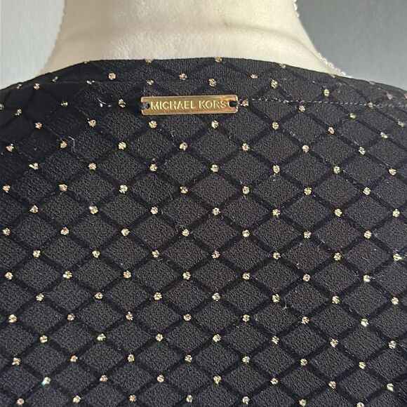 Michael Michael Kors Bell Sleeve Gold Dot Blouse! - Picture 10 of 14